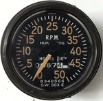 Military Vehicle Stewart Warner Rpm Tachometer Gauge S.w. 503-E 8340566. Fixed Price $200.00.