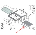 Bmw F20 Lift Up Slide Back Sunroof Fan Strip Handle 54107309637 No Duties. Fixed Price $125.76.