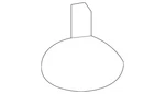 Genuine Ford Rear Headliner Retainer W709691-N2B5. Fixed Price $6.75.