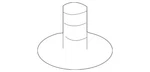 New 100% Genuine Mitsubishi Headliner Clip MR652808 Instock. Fixed Price $8.05.