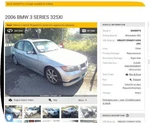 Speedometer Cluster Sedan Canada Market Mph Fits 06 Bmw 323I 3628677. Fixed Price $72.99.