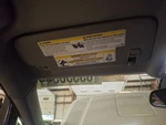 2019 Gmc Terrain Left Driver Sun Visor Gray Oem Used 268-12712L 3528440. Fixed Price $80.70.