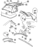 Genuine Mopar Clip 4886014AA. Fixed Price $33.20.