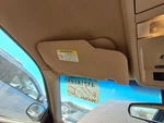2003 Mercury Grand Marquis Driver Sun Visor Tan Used Oem 268-01043L. Fixed Price $80.70.