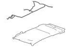 Genuine Gm Light Gray Headliner 19208498. Fixed Price $82.66.