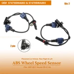 Abs Speed Sensor For 2007-2011 Honda Cr-v 2.4L Rear Left & Right 57475SWA003. Fixed Price $22.94.