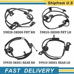 4PCS Rear & Front Left Right Abs Wheel Speed Sensor For Hyundai Azera Sonata. Fixed Price $53.82.