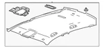Genuine Gm Jet Black Headlining Trim Panel 84057159. Fixed Price $961.56.