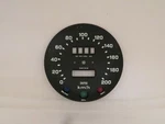 Speedometer Dial Face Plate 200KPH Smiths Fits Triumph Spitfire SNT6211/13SA. Fixed Price $22.49.