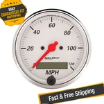 Auto 1388 Arctic White Series 3-1/8" Electric Speedometer Gauge, 0-120 Mph. Fixed Price $264.63.