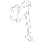 Genuine Ford Pedal Assembly YC3Z-2455-BA. Fixed Price $60.74.