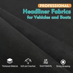 Suede Black Headliner Fabric Foam Backed Replacement Material For Bmw 3 5 Series. Fixed Price $61.99.
