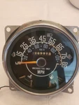 Jeep Speedometer Odometer CJ5 CJ7 CJ8 Fuel Temperature Gauge 85 Mph 96,981 Mi. Fixed Price $90.00.