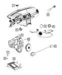 Genuine Mopar Audio Microphone 6EP09HL1AA. Fixed Price $45.07.