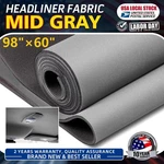 Medium Grey Knit Headliner Fabric Replace Ford F-150/F-250/F-350 Roof. Fixed Price $46.97.