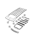Genuine Mopar Roof Panel 68361194AB. Fixed Price $1207.15.