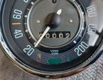 Vw Beetle Speedometer Up To 200 Mph Overhauled Complete Vat Refundable. Fixed Price $283.58.
