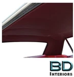 Dark Red Replacement Headliner 1966 & 1967 Ford Mustang Coupe. Fixed Price $95.40.