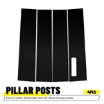 4X Gloss Black Car Door Trim Pillar Posts Covers Ford F150 F-150 2015-2021. Fixed Price $15.19.
