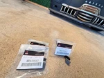 (3) Genuine Mitsubishi Lancer Fuel Lid Spring Clip MR970563- Same As Dealer. Fixed Price $17.70.