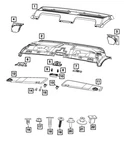 Genuine Mopar Roof Bracket 68185160AA. Fixed Price $40.05.