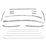 1964 1965 Chevelle Roof Headliner Retainer Kit 16 Pcs For Vinyl/fabric. Fixed Price $262.95.