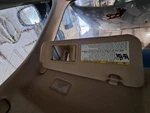 2007 Lexus ES350 Passenger Sun Visor Illuminated Oem Used 268-11240R. Fixed Price $80.70.