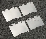 Titanium Brake Pad Shim Heat Shield Set For Toyota Supra Turbo, 93-98, 4P Front. Fixed Price $149.99.