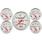 Autometer 1300 Gauge Kit 5 Pc. 1/8" 2 1/16" Mech. Speedometer Arctic White. Fixed Price $425.63.