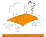 Gm Oem 10-15 Camaro Roof Interior Trim-headliner 22878018. Fixed Price $1100.21.