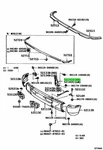 Toyota Genuine 52141-60060 Rh & 52142-60050 Lh Front Bumper Stay Land Cruiser 80. Fixed Price $143.61.