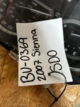 07 Toyota Sienna Speedometer Cluste 83800-08230-00 Oem. Fixed Price $42.00.