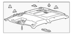 Genuine Ford Headliner JL3Z-1851944-JG. Fixed Price $1537.03.