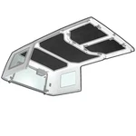 Complete Headliners 4 Pcs Kit For Jeep Wrangler Jk Unlimited Door 2011-2018. Fixed Price $209.95.