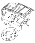 Genuine Mopar Z-axis Clip 5136775AA. Fixed Price $18.52.