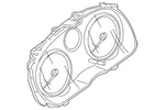 Genuine Nissan Instrument Cluster 24810-ZT70E. Fixed Price $460.06.