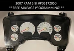 2007 Ram Diesel Cummins 5.9 Instrument Gauge Cluster Speedometer * Any Miles. Fixed Price $399.95.