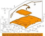 Gm Oem 12-20 Sonic Roof Interior Trim-headliner 42476459. Fixed Price $1244.53.