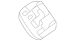Genuine Volkswagen Headliner Cap 1T3-857-943-B-TS4. Fixed Price $5.68.
