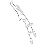 Genuine Volkswagen Roof Trim Repair Kit 1Q0-898-160-B. Fixed Price $240.49.