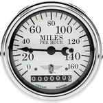 Stewart Warner 82661 Wings Electric Speedometer, White. Fixed Price $335.99.