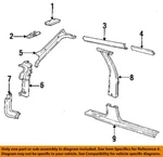 Gm Oem 88-94 Cavalier Interior Pillar Side Trim-strip Molding 20380766. Fixed Price $38.56.