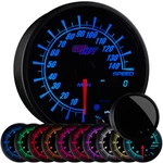 3/4" Glowshift Elite 10 Color In Dash Mount Speedometer Mph Gauge Trip. Fixed Price $142.99.