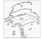 Genuine Gm Light Opel Gray Headlining Trim Panel 20860306. Fixed Price $1005.61.