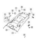 Genuine Mopar Headliner 7BJ36DX9AA. Fixed Price $2522.28.