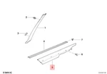 Genuine Bmw E30 318I 320I 325I Convertible Sill Strip Right 51471933722. Fixed Price $121.96.