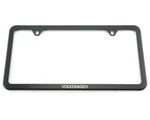 Vw Black Slim License Plate Frame With "volkswagen" Lettering Oem New. Fixed Price $29.95.