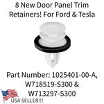 8 New Door Trim Panel Retainers! Fits Tesla Model & X, Ford F-150 Mustang Etc!. Fixed Price $14.00.