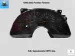 09380652 99 To 02 Pontiac Firebird Instrument Cluster Speedometer Gas Mph Gauges. Fixed Price $111.60.