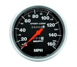 Auto Sport-comp 5" In-dash Mechanical Speedometer 160 Mph Gauge. Fixed Price $250.00.
